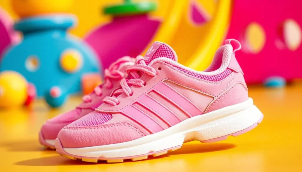 adidas skor barn rosa