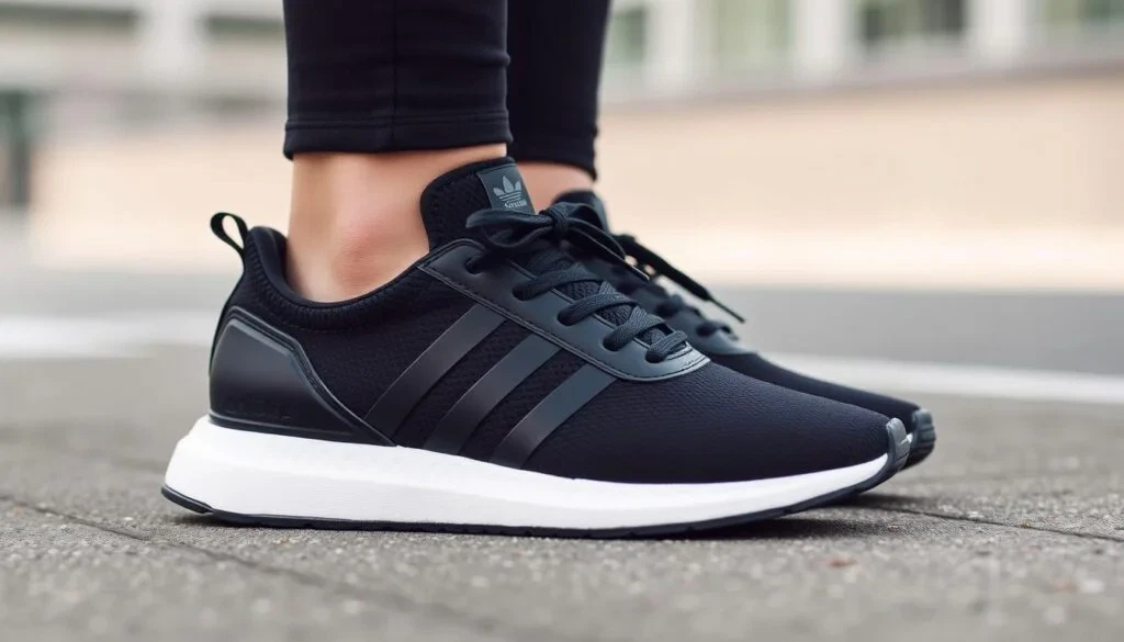 adidas skor dam svart vardagssko