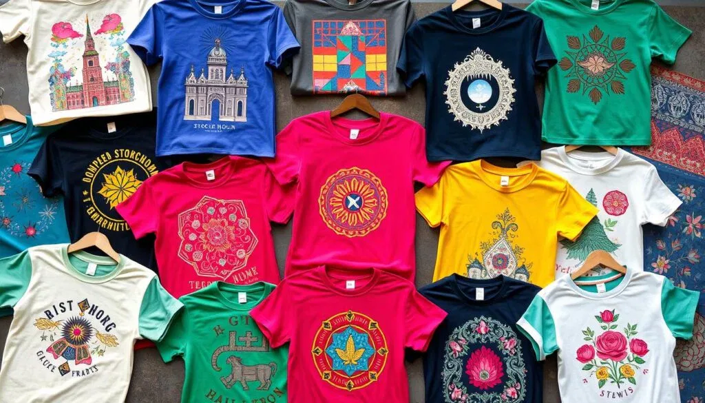 t-shirts med mönster