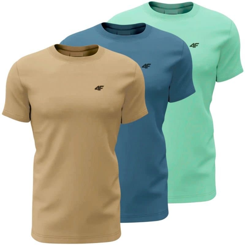 T-shirt 4F M3094 3-pack M 4FWSS25TTSHM3094 91S - Image 1