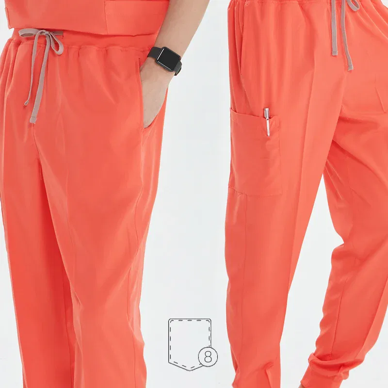 Skrubbset Kirurgiska arbetskläder Tandläkare Sjuksköterskeuniform Sjukhusläkare - Bild 3