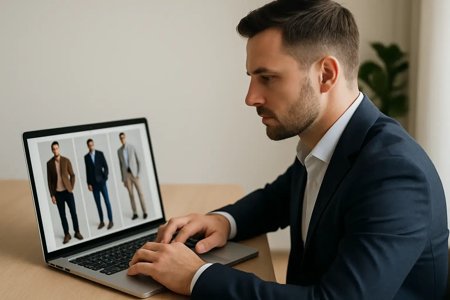 Stilfulla herrkläder på nätet utan felköp