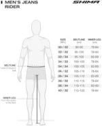 SHIMA RIDER MC jeans herr med skydd AIRFORCE knäskydd - Bild 2